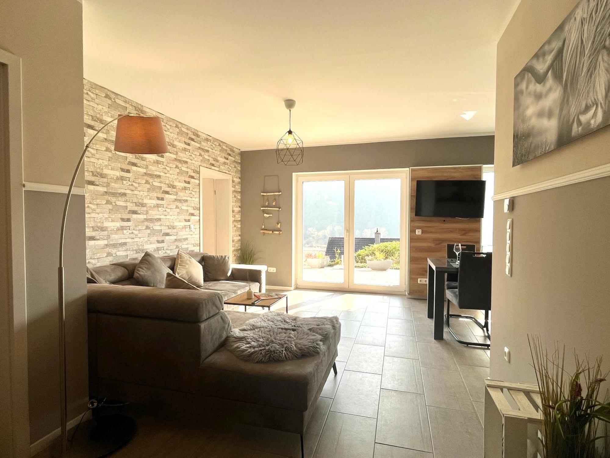 Ferienwohnung Sonnenterrasse, 1-4 Personen, 2 Schlafzimmer, Grosse Terrasse Müden Eksteriør bilde
